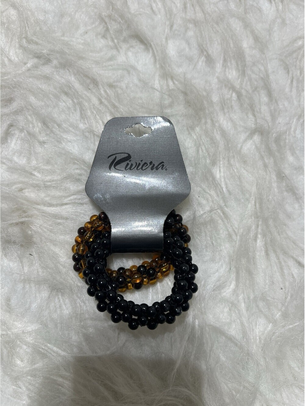 2 Riviera Beaded Hair Ties